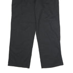 DICKIES Mens Black Regular Fit Straight Leg Trousers W40 L30 Workwear Zip