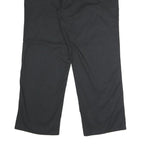 DICKIES Mens Black Regular Fit Straight Leg Trousers W40 L30 Workwear Zip