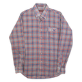 LEVI'S Mens Blue & Red Check Shirt S Cotton Blend Casual Lightweight