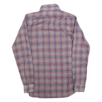 LEVI'S Mens Blue & Red Check Shirt S Cotton Blend Casual Lightweight