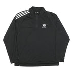 ADIDAS Mens Black Shaw Charity Classic Zip Sweatshirt XL Sports Training Jacket