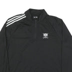 ADIDAS Mens Black Shaw Charity Classic Zip Sweatshirt XL Sports Training Jacket
