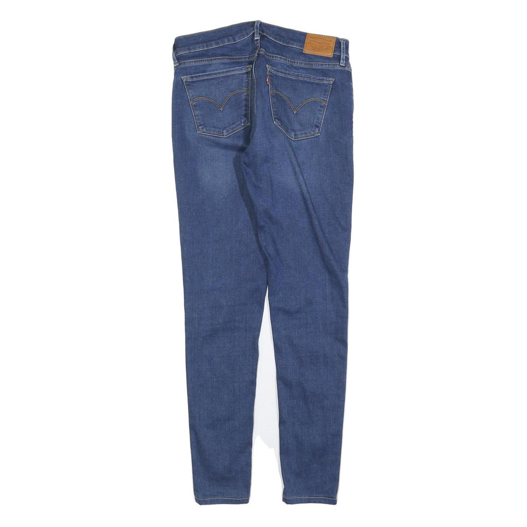 LEVI'S 710 Womens Slim Skinny Denim Medium Wash W30 L29 Cotton Blend Zip Jeans