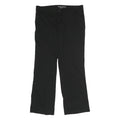 DICKIES Womens Black Relaxed Straight Trousers W32 L28 Cotton Blend Zip