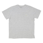 LACOSTE Womens Grey Crew Neck T-Shirt L Cotton Blend Classic Fit Casual