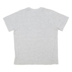 LACOSTE Womens Grey Crew Neck T-Shirt L Cotton Blend Classic Fit Casual