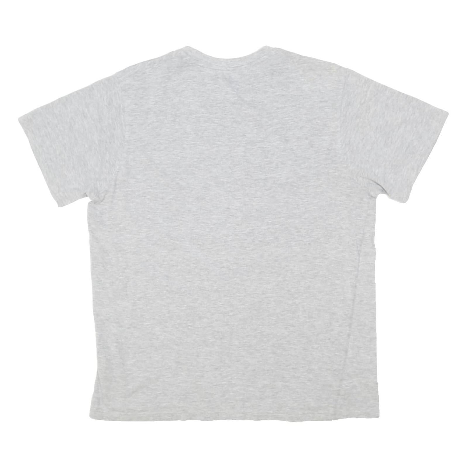 LACOSTE Womens Grey Crew Neck T-Shirt L Cotton Blend Classic Fit Casual