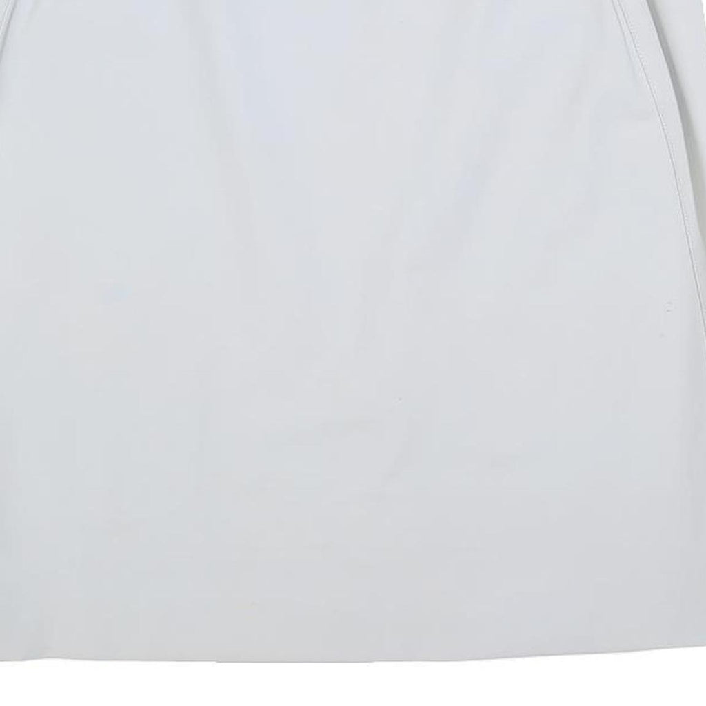 ARMANI COLLEZIONI Womens White Cotton Blend Pencil Knee Length Skirt M Elegant