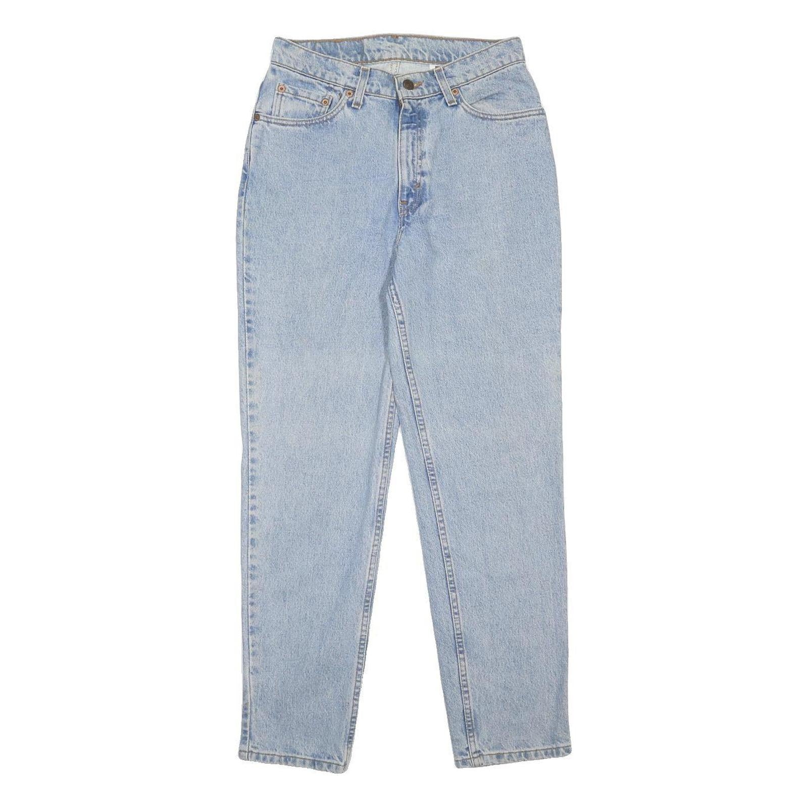 LEVI'S 512 Tapered Womens Jeans Blue Slim Tapered Denim Light W27 L30