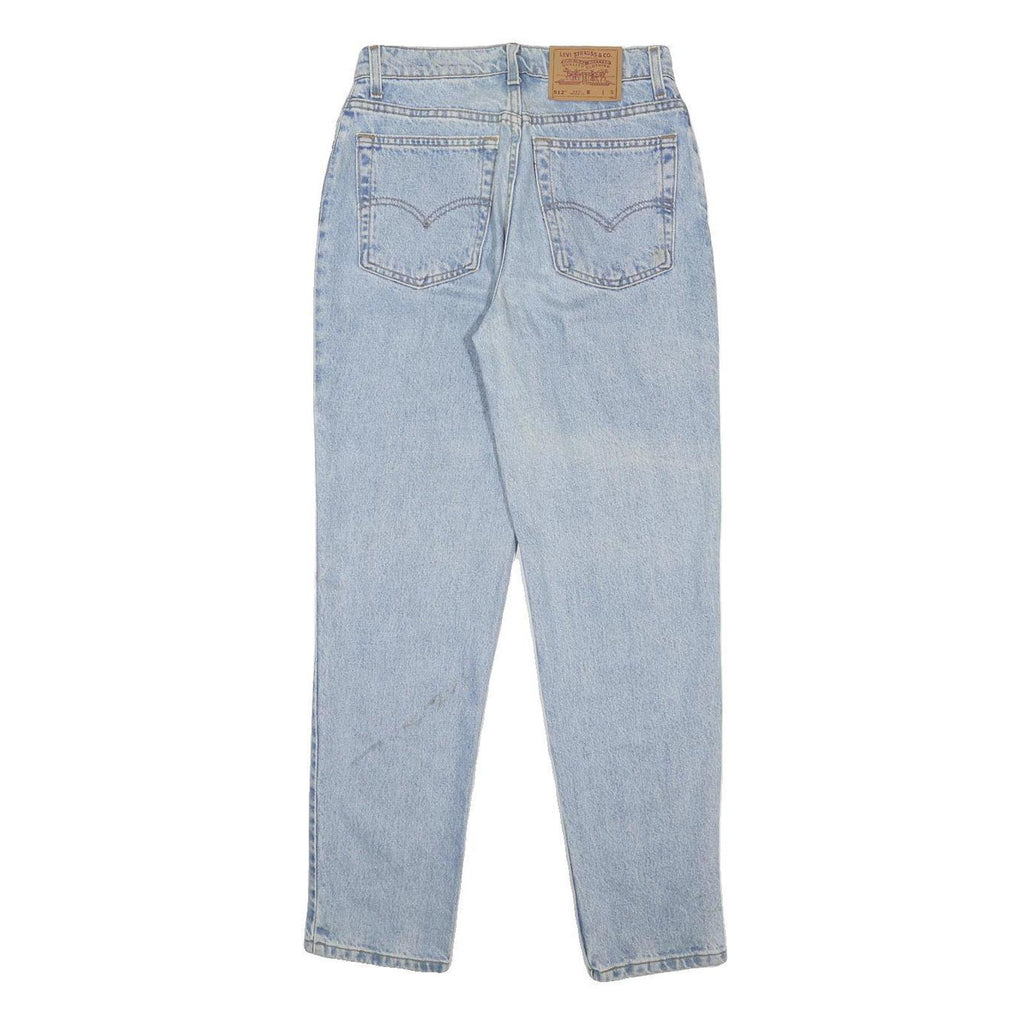 LEVI'S 512 Tapered Womens Jeans Blue Slim Tapered Denim Light W27 L30
