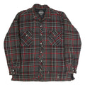FORCEFIELD Mens Black & Red Check Shirt 2XL Cotton Casual Long Sleeve