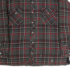 FORCEFIELD Mens Black & Red Check Shirt 2XL Cotton Casual Long Sleeve