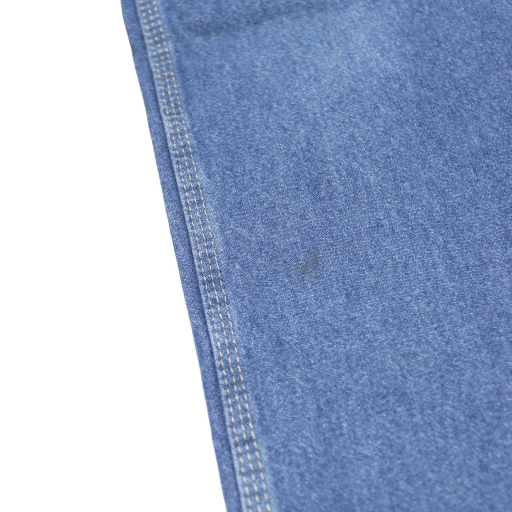 DICKIES Mens Blue Denim Relaxed Fit Straight Leg Cotton Medium Wash W38 L32