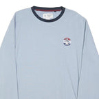 PENGUIN Mens Blue Crew Neck XL Cotton Blend Sweatshirt Logo Detail