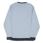 PENGUIN Mens Blue Crew Neck XL Cotton Blend Sweatshirt Logo Detail