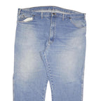 DICKIES Mens Jeans Blue Regular Straight Denim Medium W48 L30 Workwear Zip