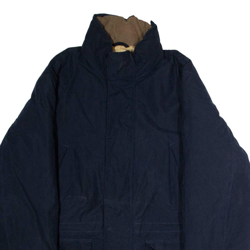 NAUTICA Mens Parka Jacket Blue Hooded M
