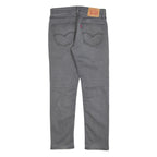 LEVI'S 511 Slim Mens Jeans Grey Slim Skinny Denim Medium W31 L30 Stretch Zip