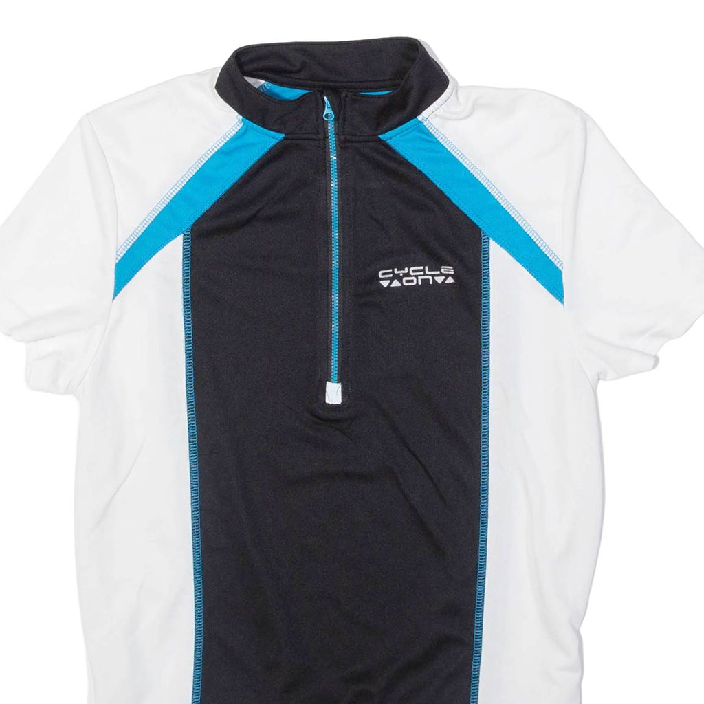 CRIVIT Cycling Mens Jersey Black 1/4 Zip M