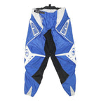 SPECTRUM Mens Polyester Blend Blue Relaxed Trousers W26 L27 Sports Style Zip