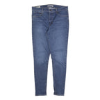 LEVI'S Womens 720 Slim Jeans Blue Denim Cotton Blend W31 L30 Zip