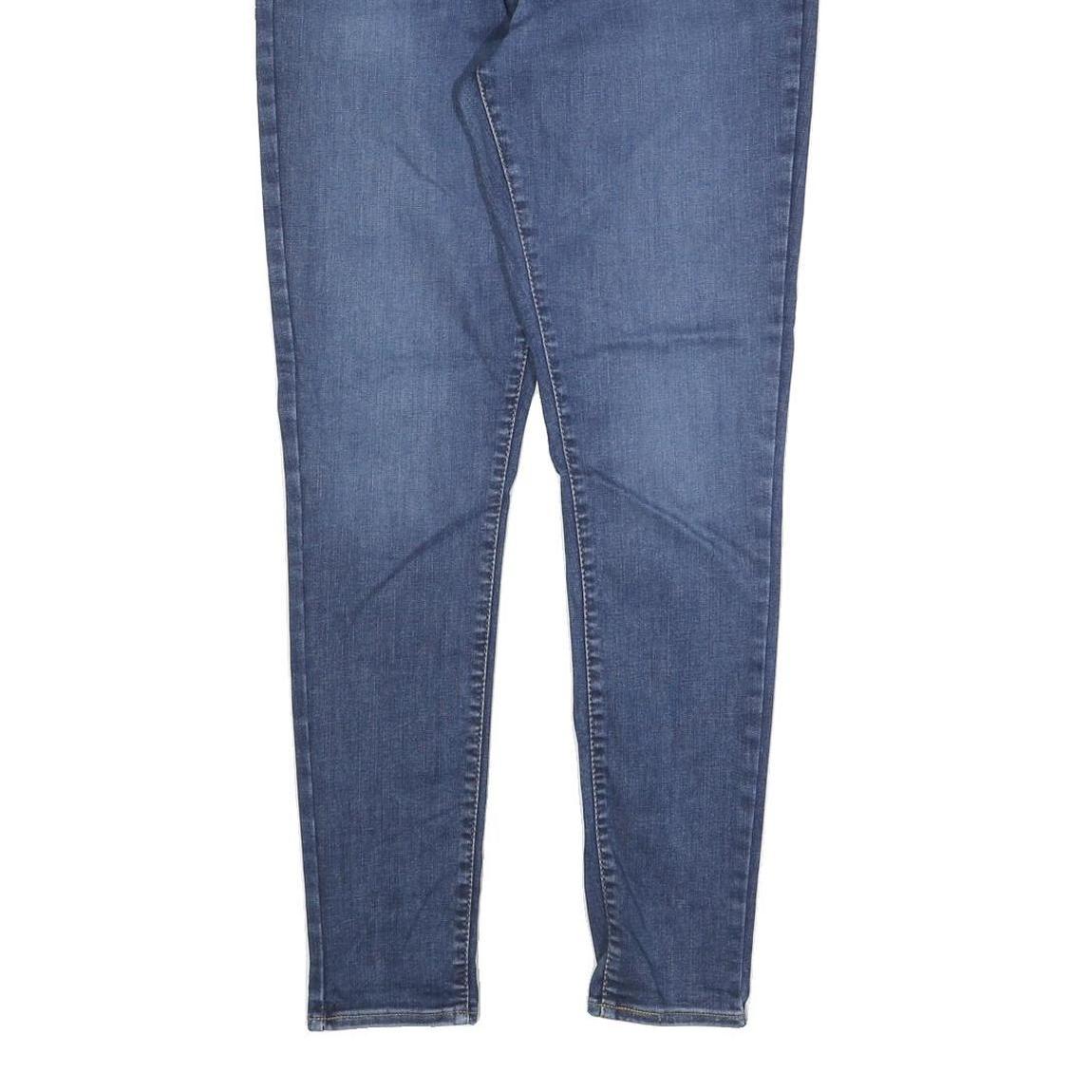 LEVI'S Womens 720 Slim Jeans Blue Denim Cotton Blend W31 L30 Zip