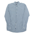 GANT Mens Shirt Blue Check Long Sleeve M