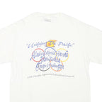 HANES Mens White Graphic T-Shirt M Short Sleeve Crew Neck Pacific Council 1996