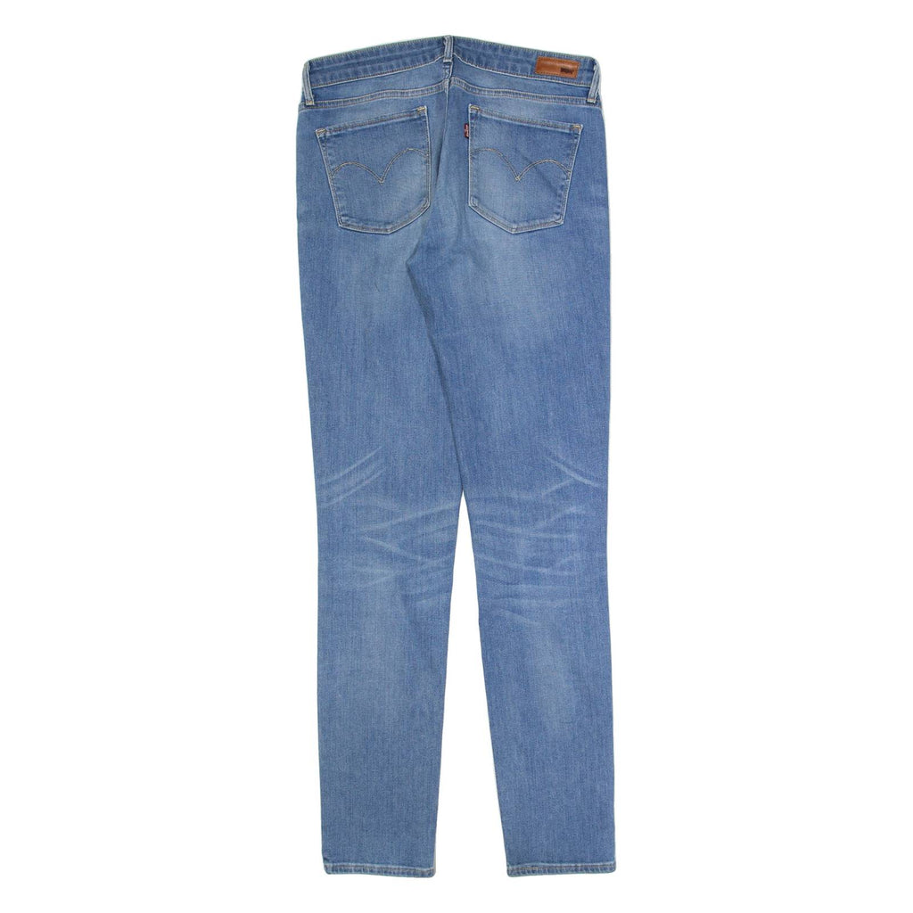 LEVI'S Demi Curve Womens Jeans Blue Slim Skinny Stone Wash W29 L34