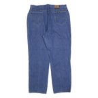 LEE Womens Blue Regular Straight Denim W34 L28 Zip Cotton Blend Classic Jeans