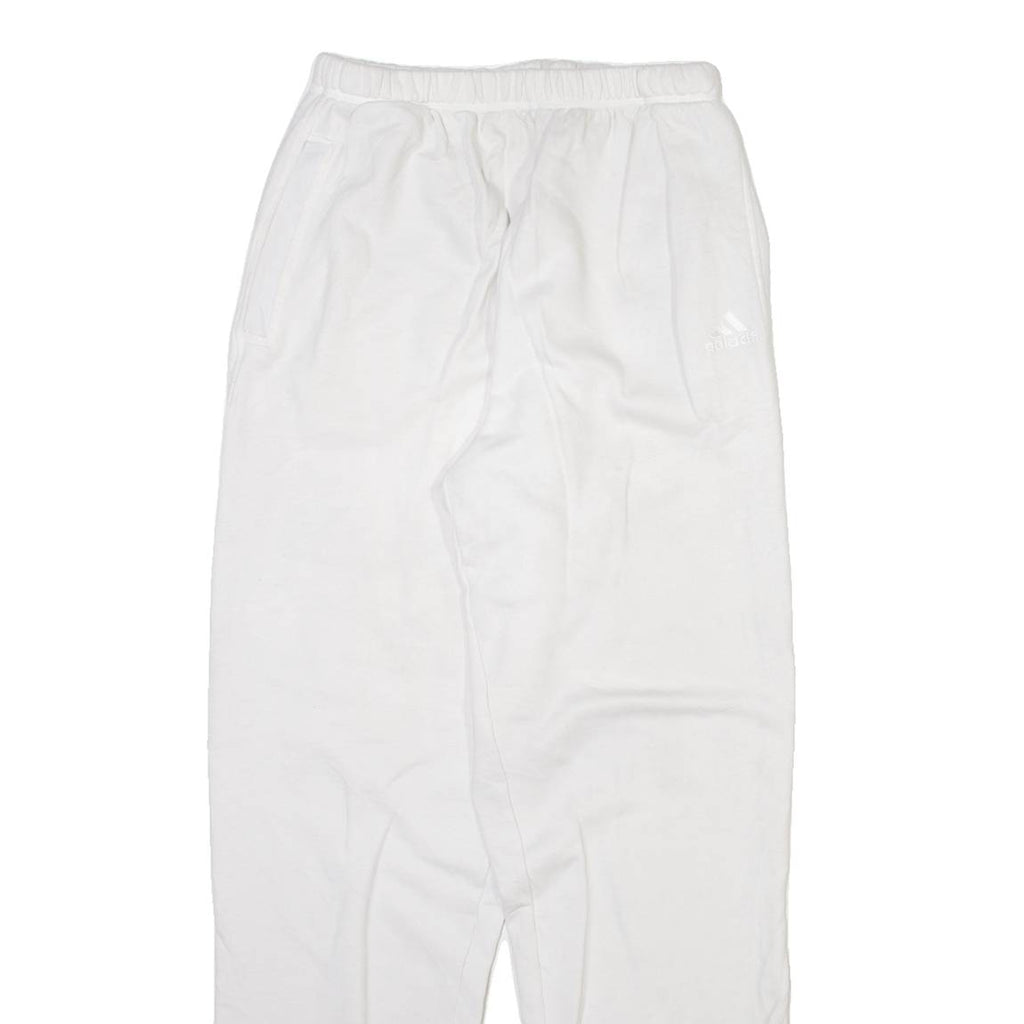 ADIDAS Mens Joggers White Straight M W25 L30