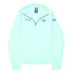 THE NORTH FACE Womens Blue Plain Pullover Round Neck Basic Knit M Casual Outdoor