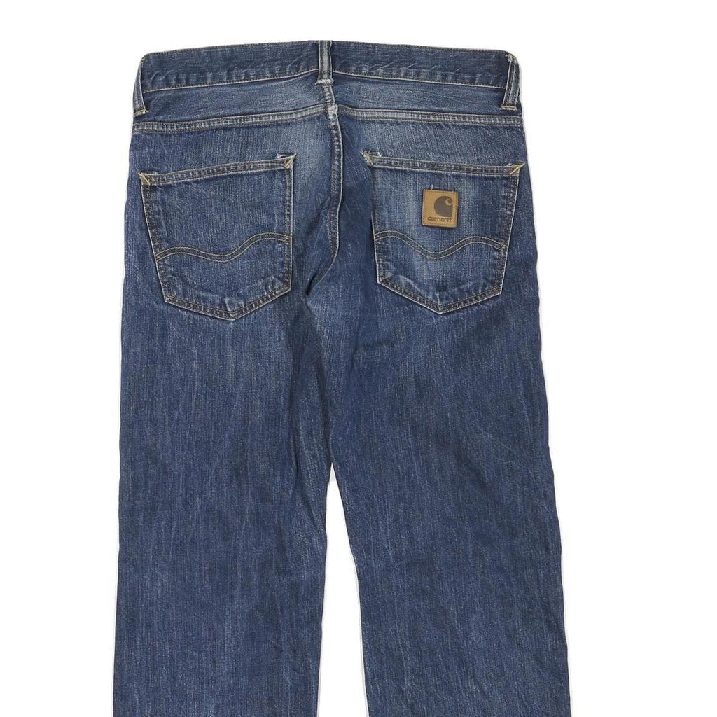 CARHARTT Womens Jeans Blue Regular Straight Denim Medium W34 L30 Workwear