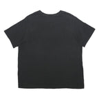 LEVI'S Mens Black Graphic T-Shirt 2XL Short Sleeve Crew Neck Logo Print Cotton