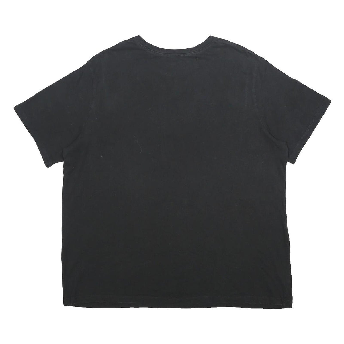 LEVI'S Mens Black Graphic T-Shirt 2XL Short Sleeve Crew Neck Logo Print Cotton
