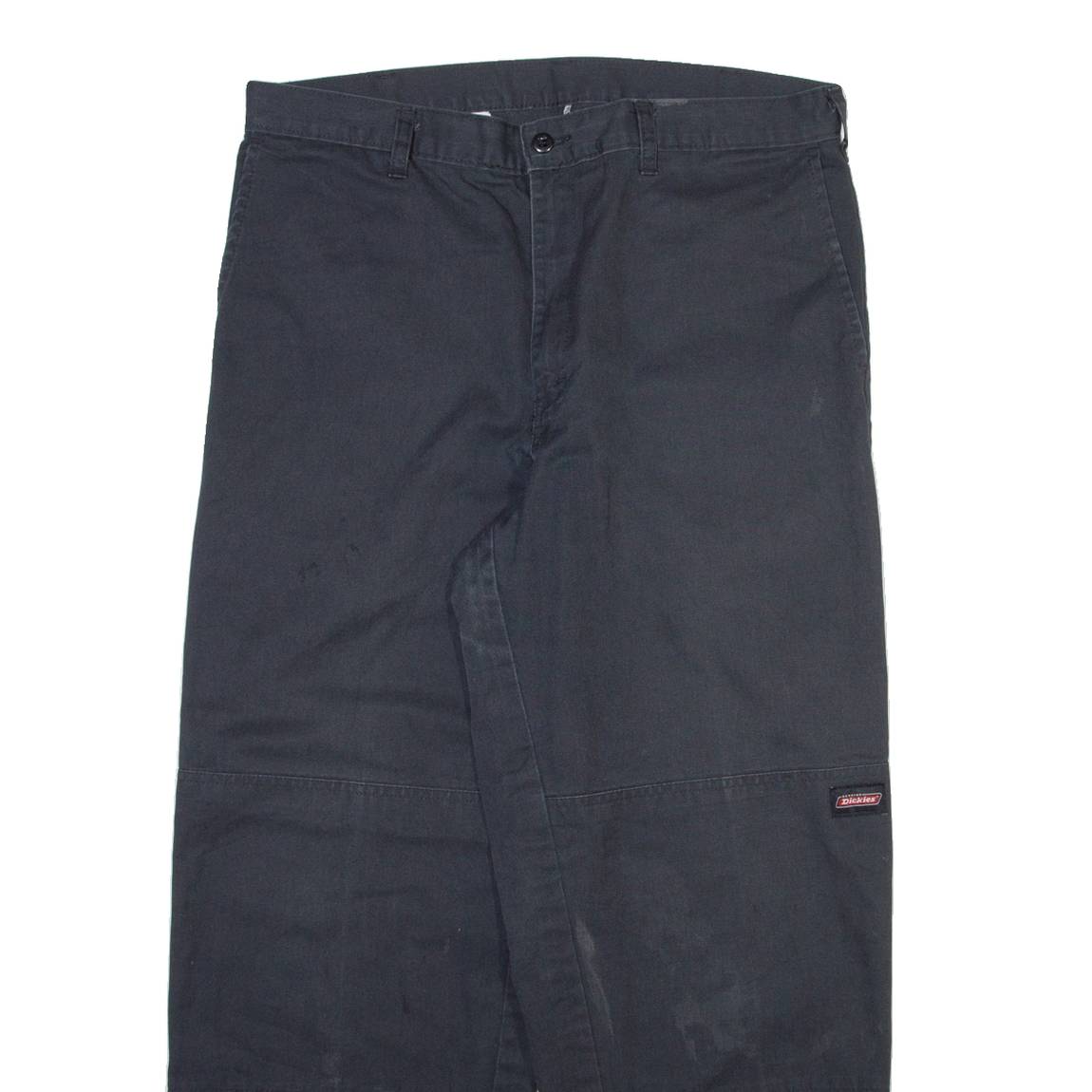 DICKIES Mens Trousers Grey Relaxed Straight W34 L27
