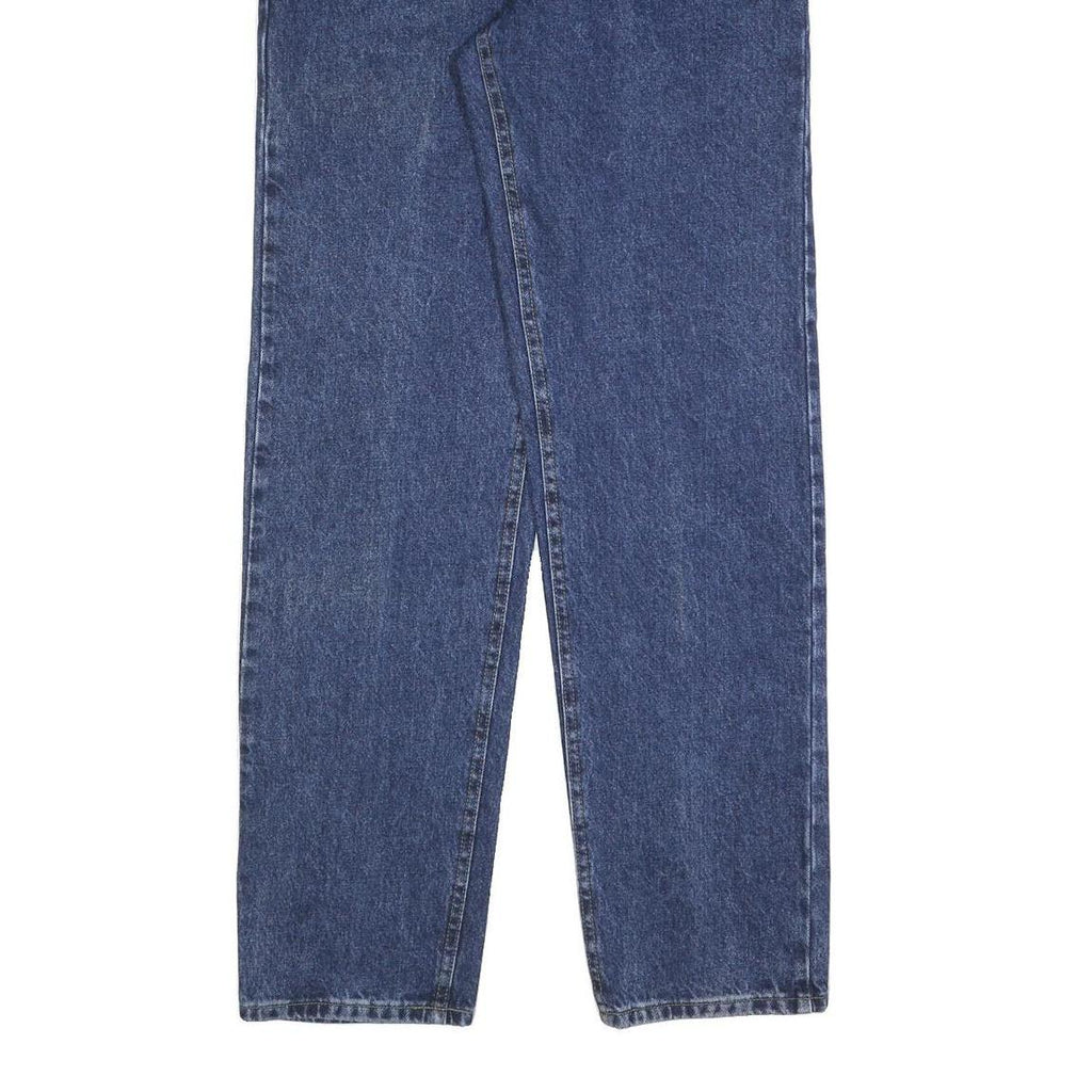 LEE Mens Jeans Blue Regular Straight Denim Medium W30 L34 Classic Casual Zip