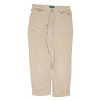 LAUREN RALPH LAUREN Womens Jeans Beige Regular Straight W32 L28