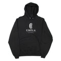 CHAMPION Mens Black Hoodie S