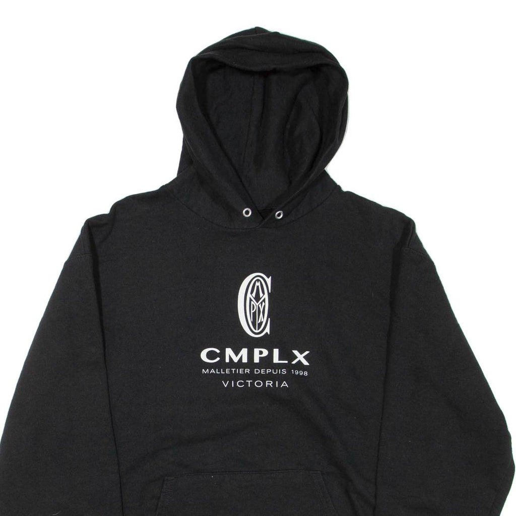 CHAMPION Mens Black Hoodie S