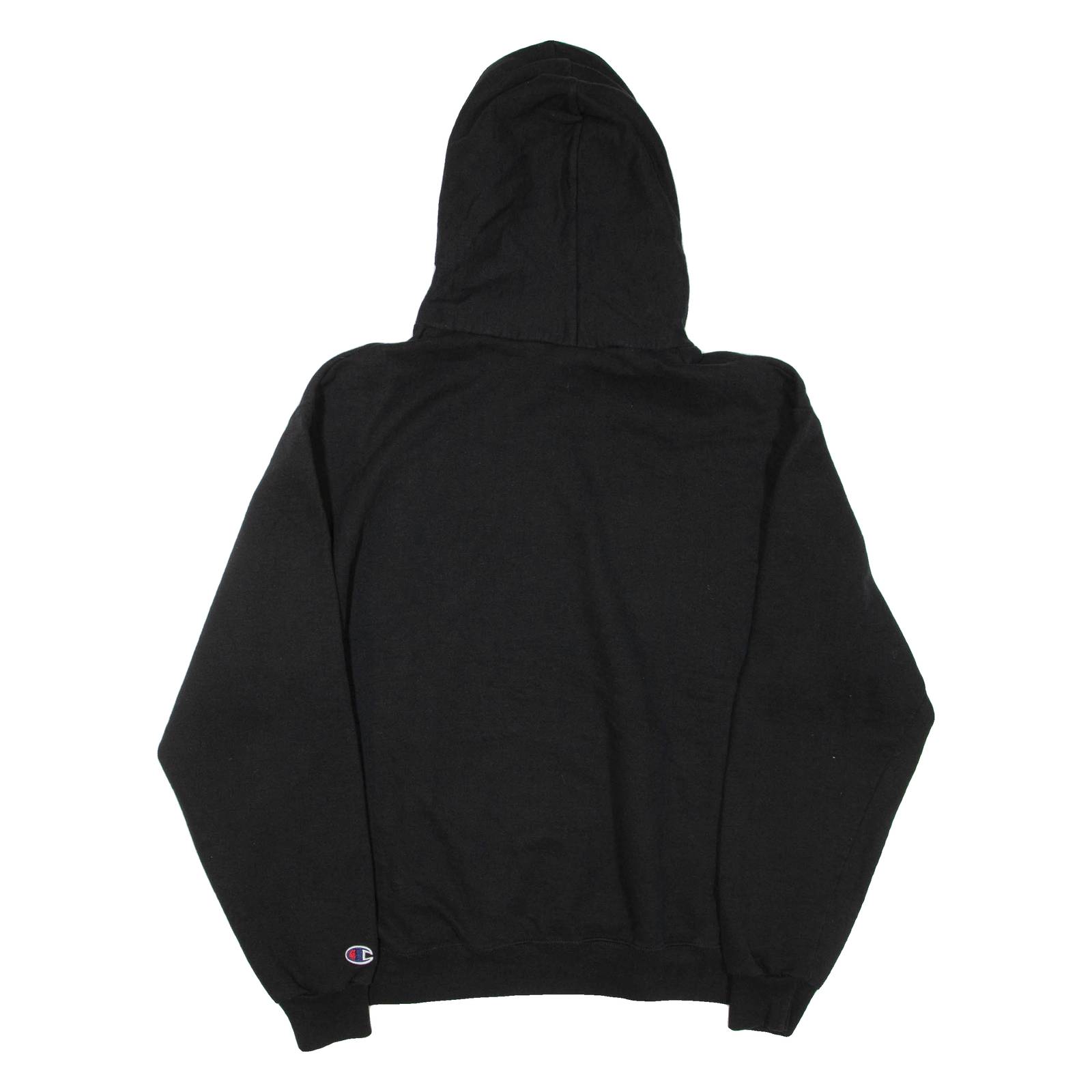 CHAMPION Mens Black Hoodie S