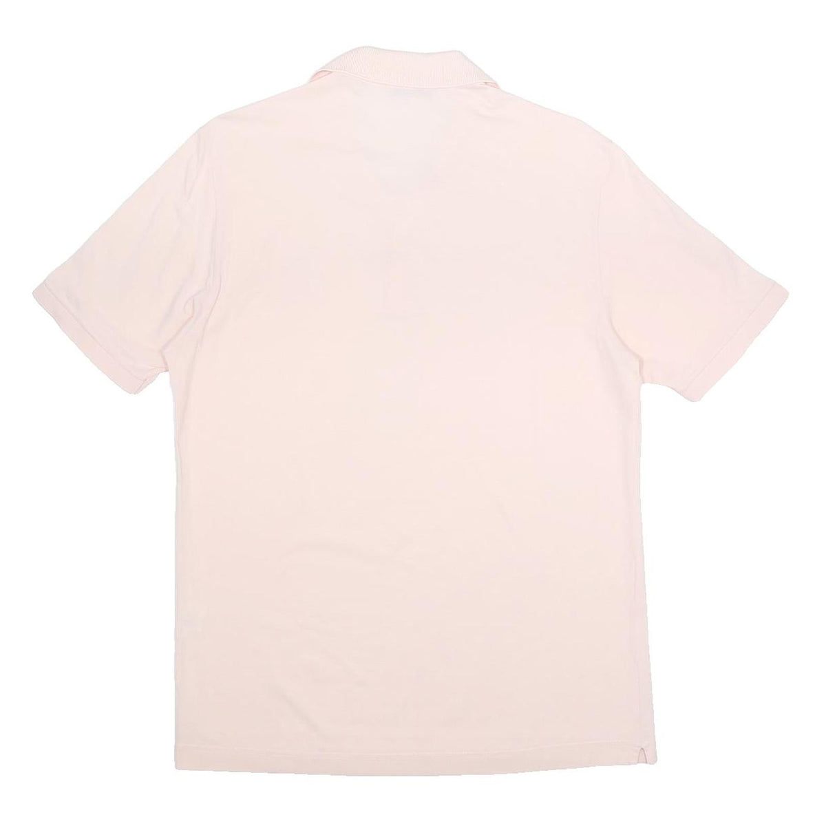 SERGIO TACCHINI Mens White Short Sleeve Plain Polo Shirt M Cotton Classic