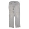 DICKIES Mens Jeans Grey Relaxed Straight Denim W32 L28 Workwear Casual