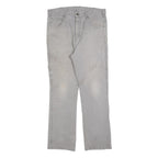 DICKIES Mens Jeans Grey Relaxed Straight Denim W32 L28 Workwear Casual