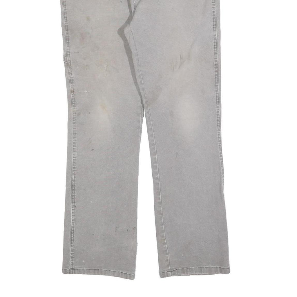 DICKIES Mens Jeans Grey Relaxed Straight Denim W32 L28 Workwear Casual
