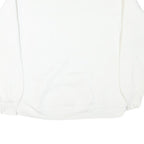 DELTA Mens White Grandpa Print Crew Neck L Cotton Blend Comfortable Sweatshirt