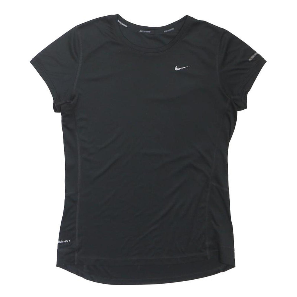 NIKE Womens Black Performance T-Shirt M Short Sleeve Crew Neck Athletic Sport