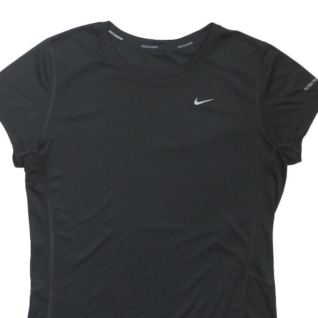 NIKE Womens Black Performance T-Shirt M Short Sleeve Crew Neck Athletic Sport