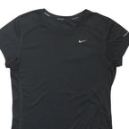 NIKE Womens Black Performance T-Shirt M Short Sleeve Crew Neck Athletic Sport