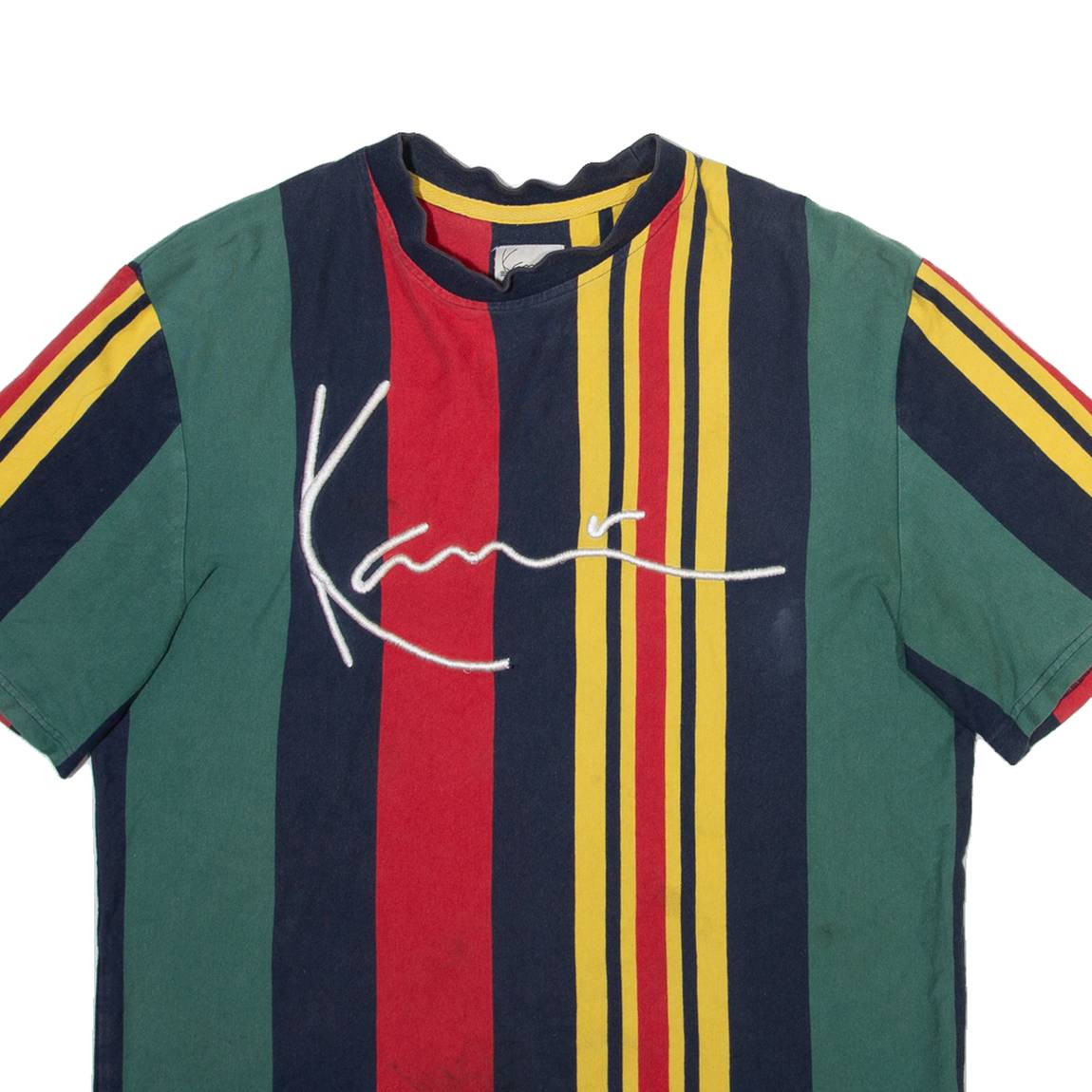 KARL KANI Mens T-Shirt Green S